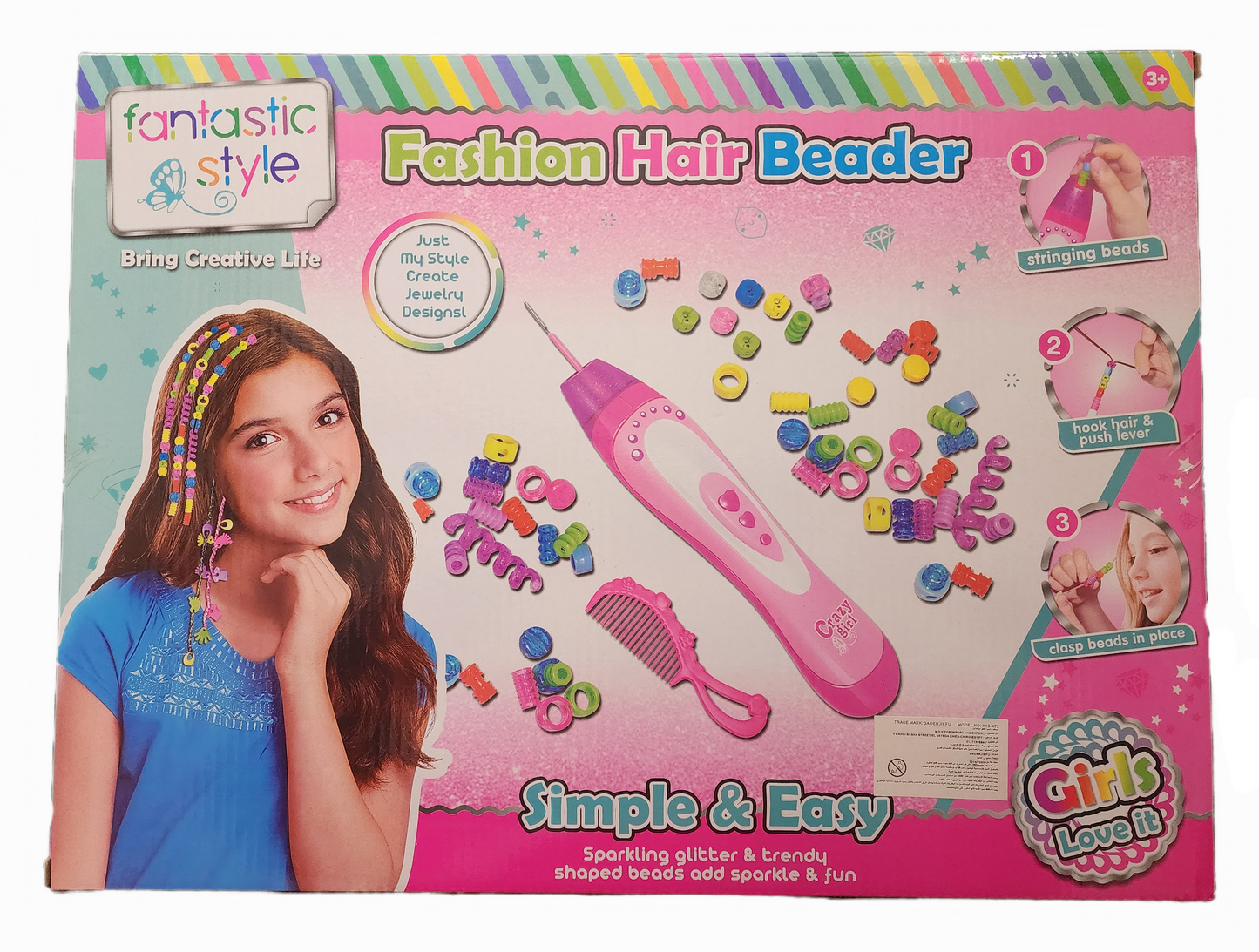 Braiding Hair Accessories Set Toy
