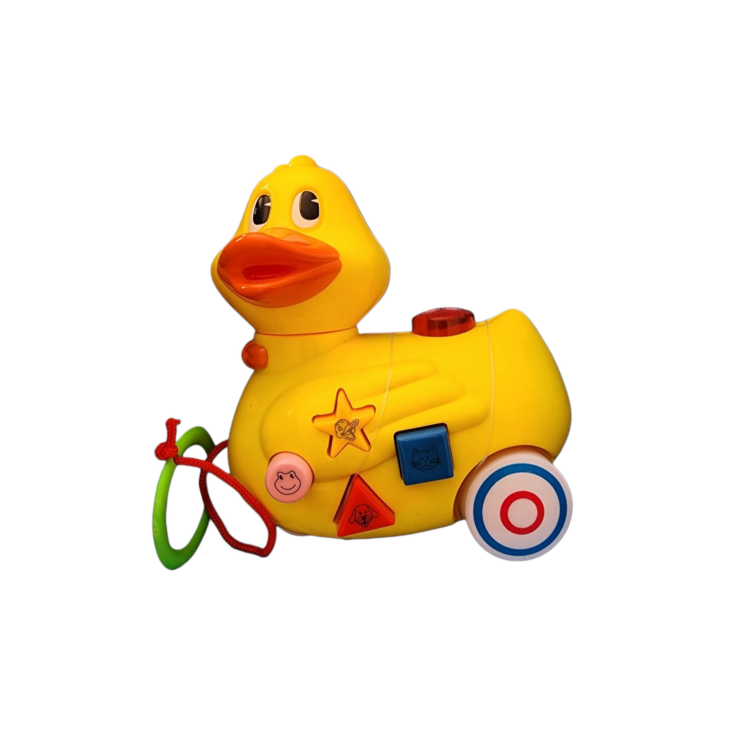 Yellow Duck Music and Pulling Toy for Toddlers