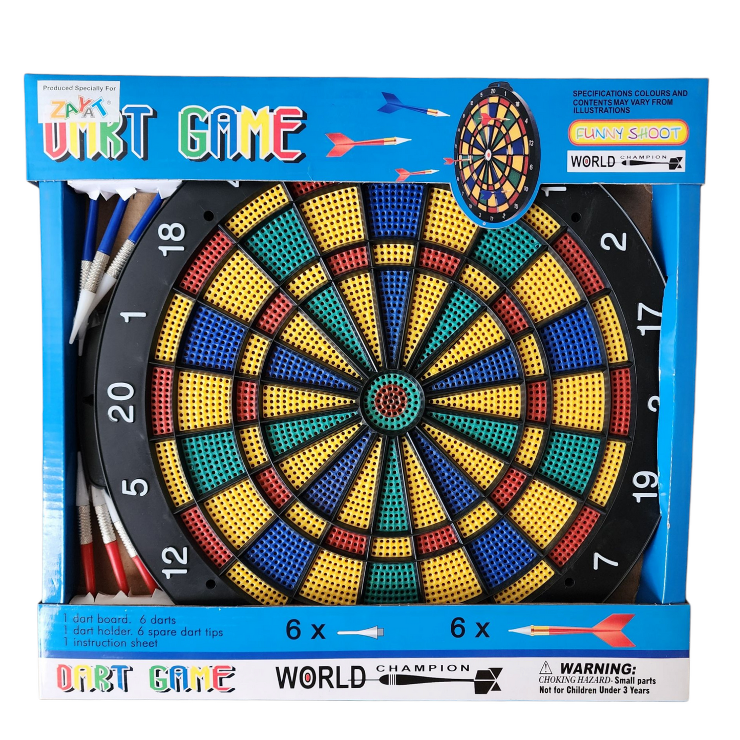 Plastic Tip Dart Game Board