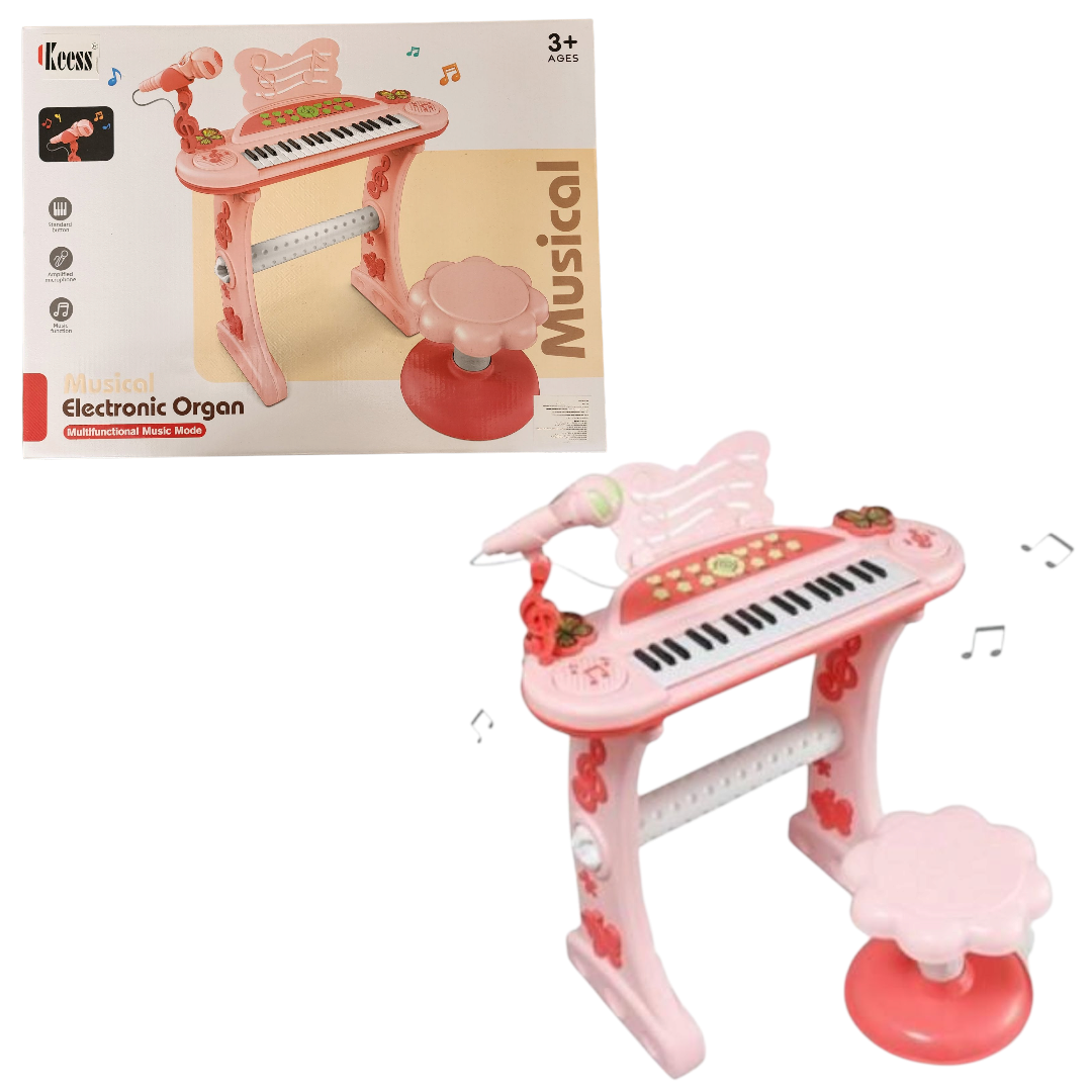 Multifunctional Play and Sing Electronic Organ
