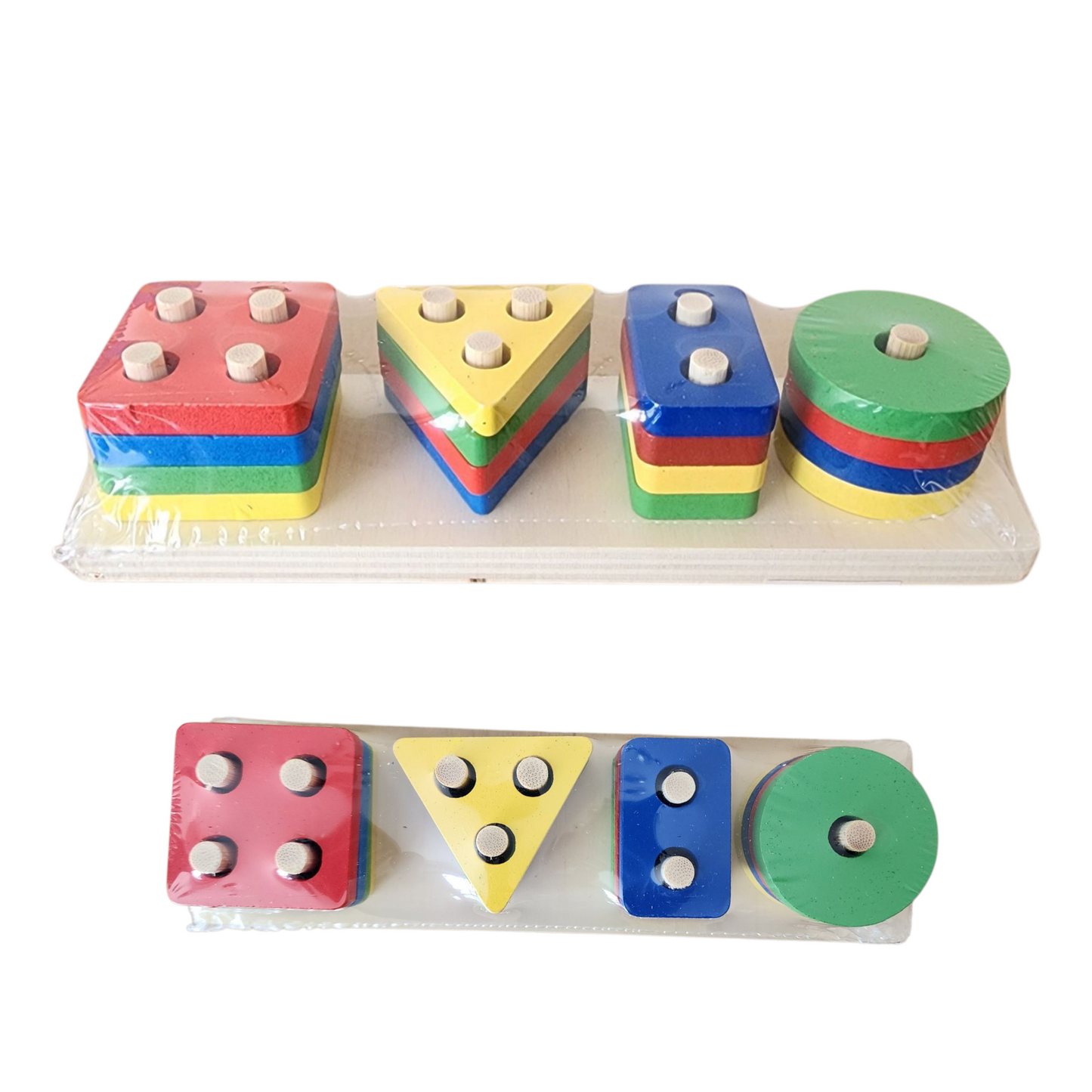 Wooden Geometric Shapes Blocks