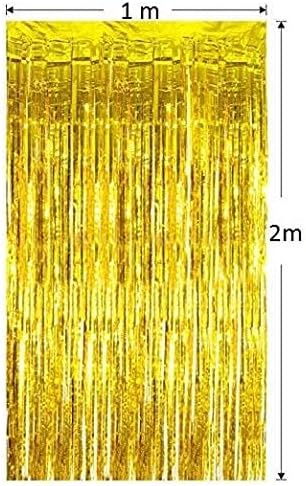 Yellow Gold Foil Curtain