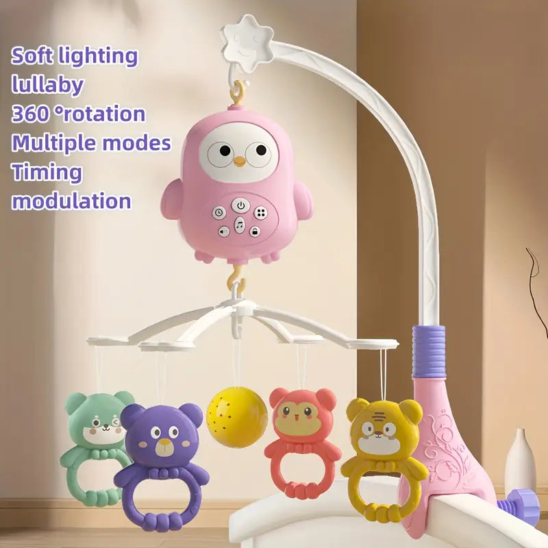 Baby Bed / Crib Musical Toy (Pink)