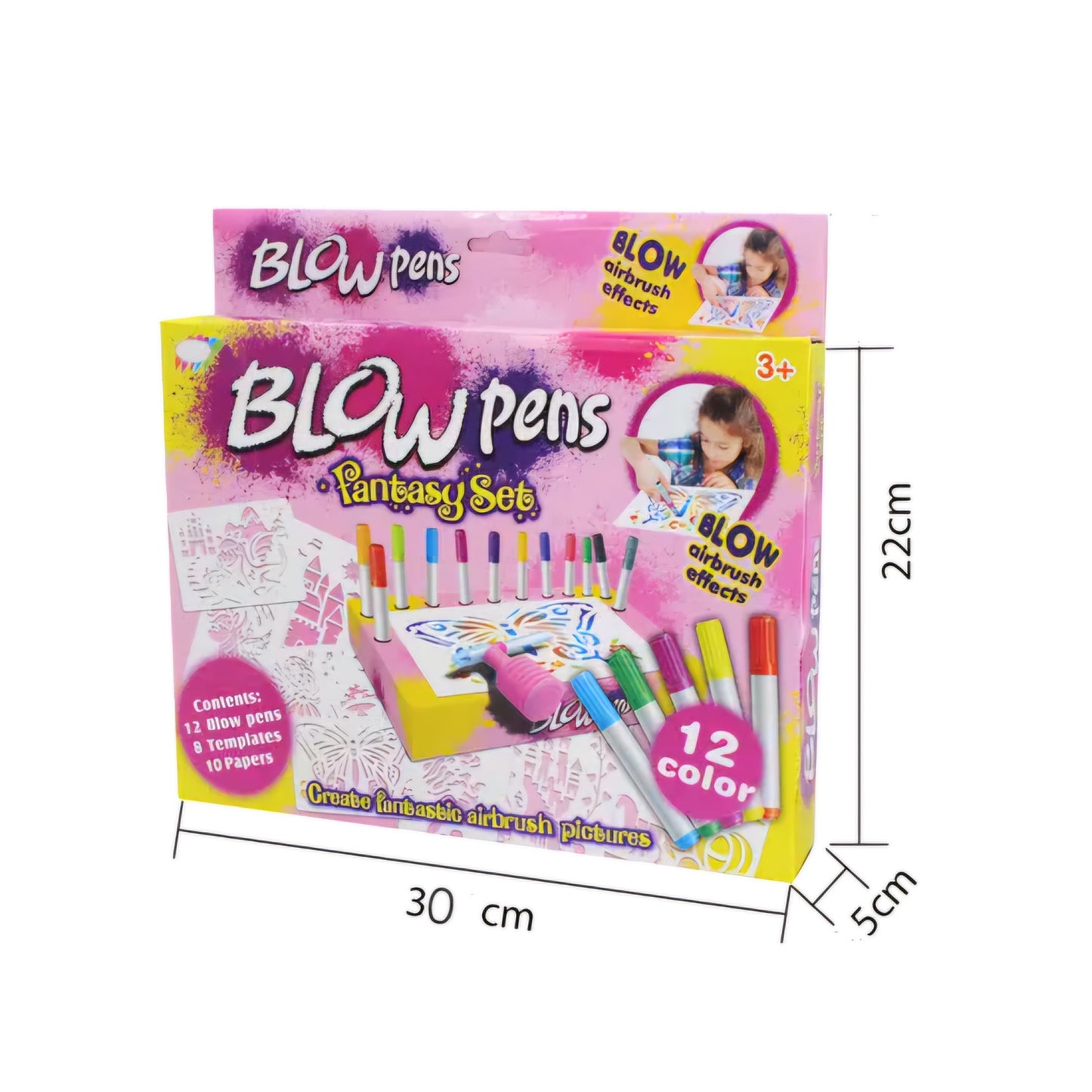 Blow Pens Stencil Game