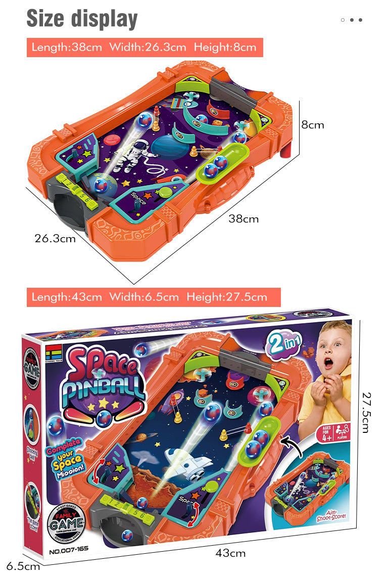 Space Pinball Table Top Game