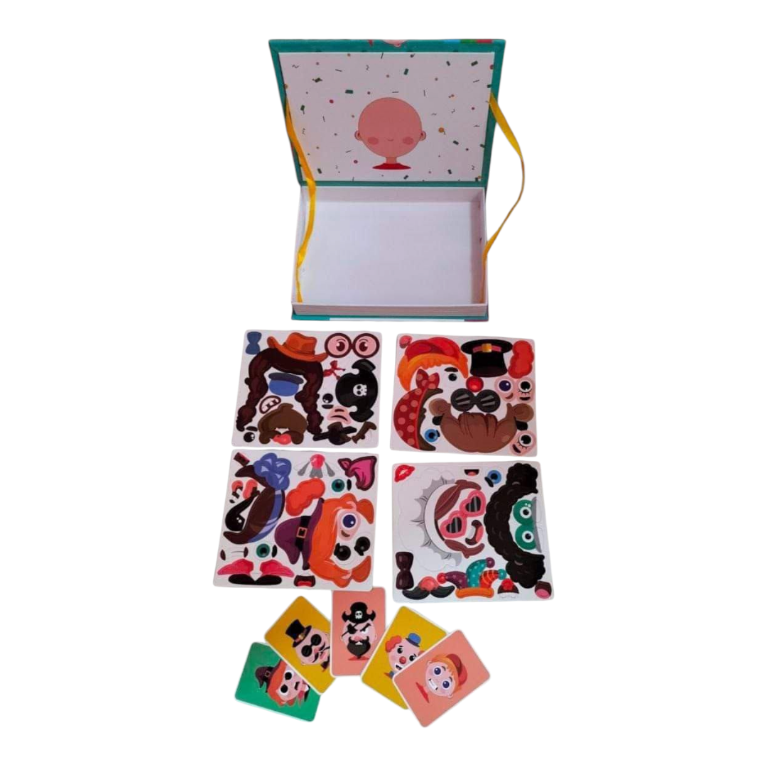 Magnetic Book Crazy Faces