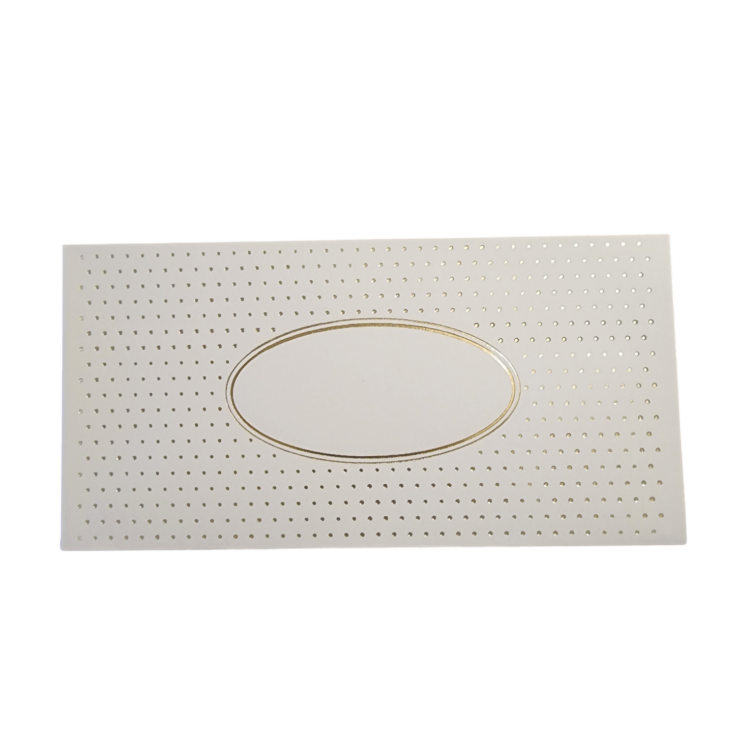 White Dotted Empty Text Box Peel & seal Cash Envelope