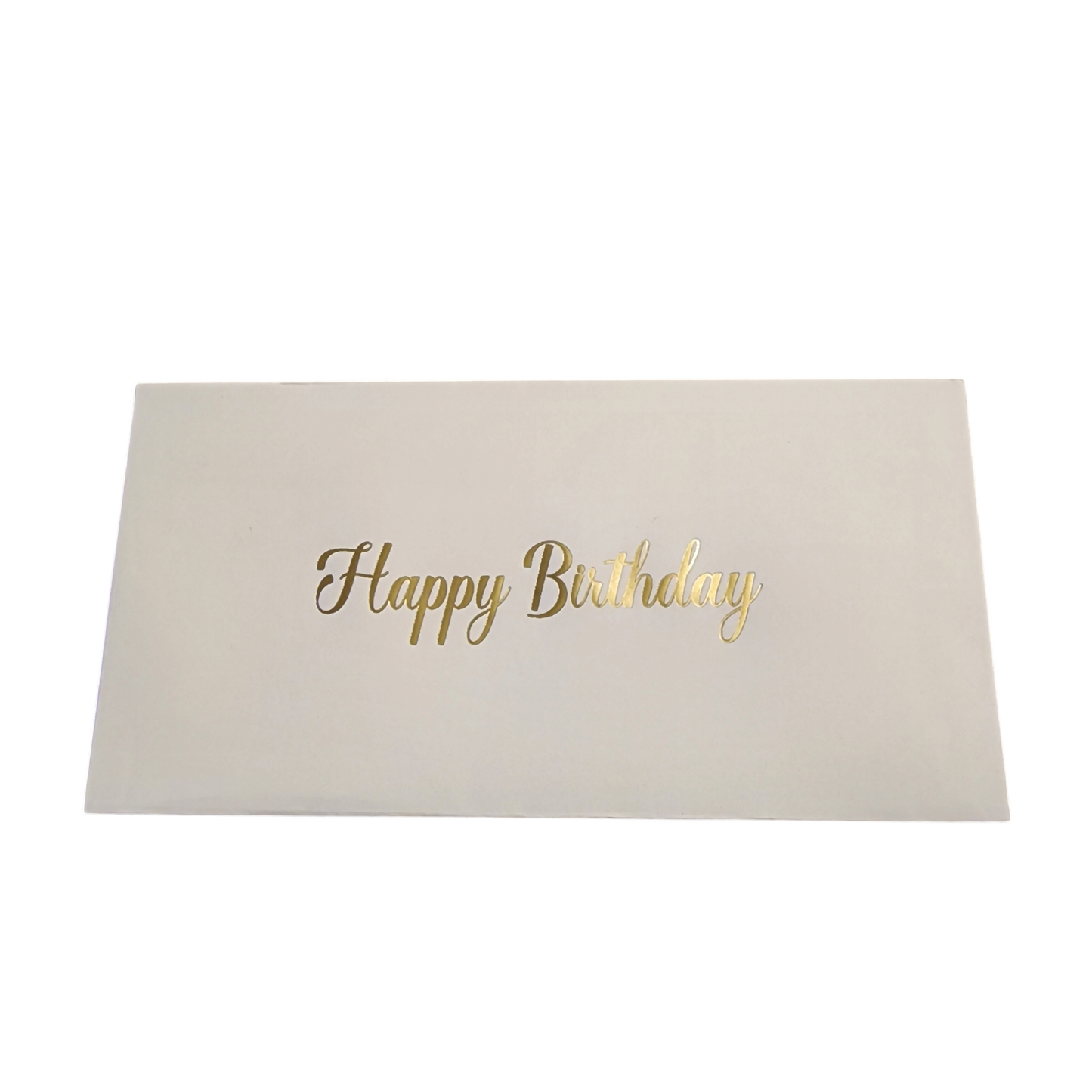 Gold Happy Birthday Peel & Seal Cash Envelope
