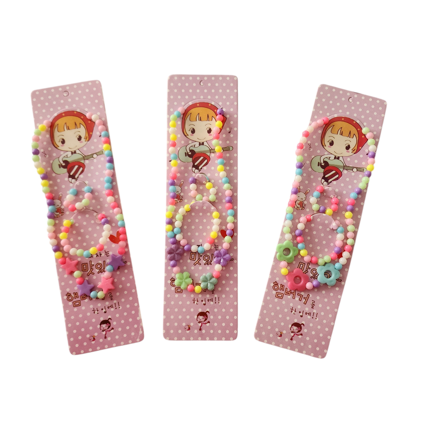 Girly Accessories Multicolour Plastic Set