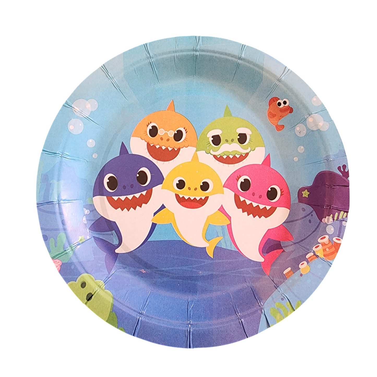 Baby Shark Small Paper Plates