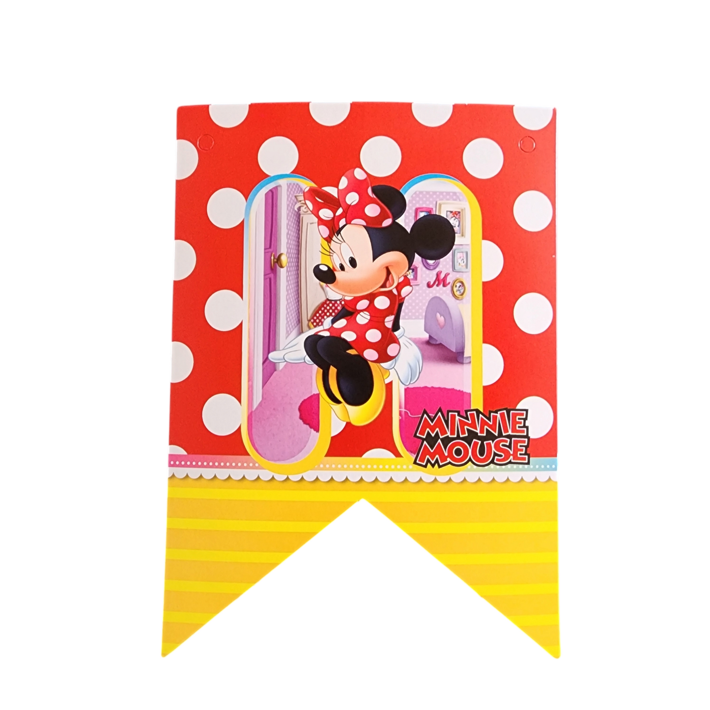 Minnie Mouse Happy Birthday Garland