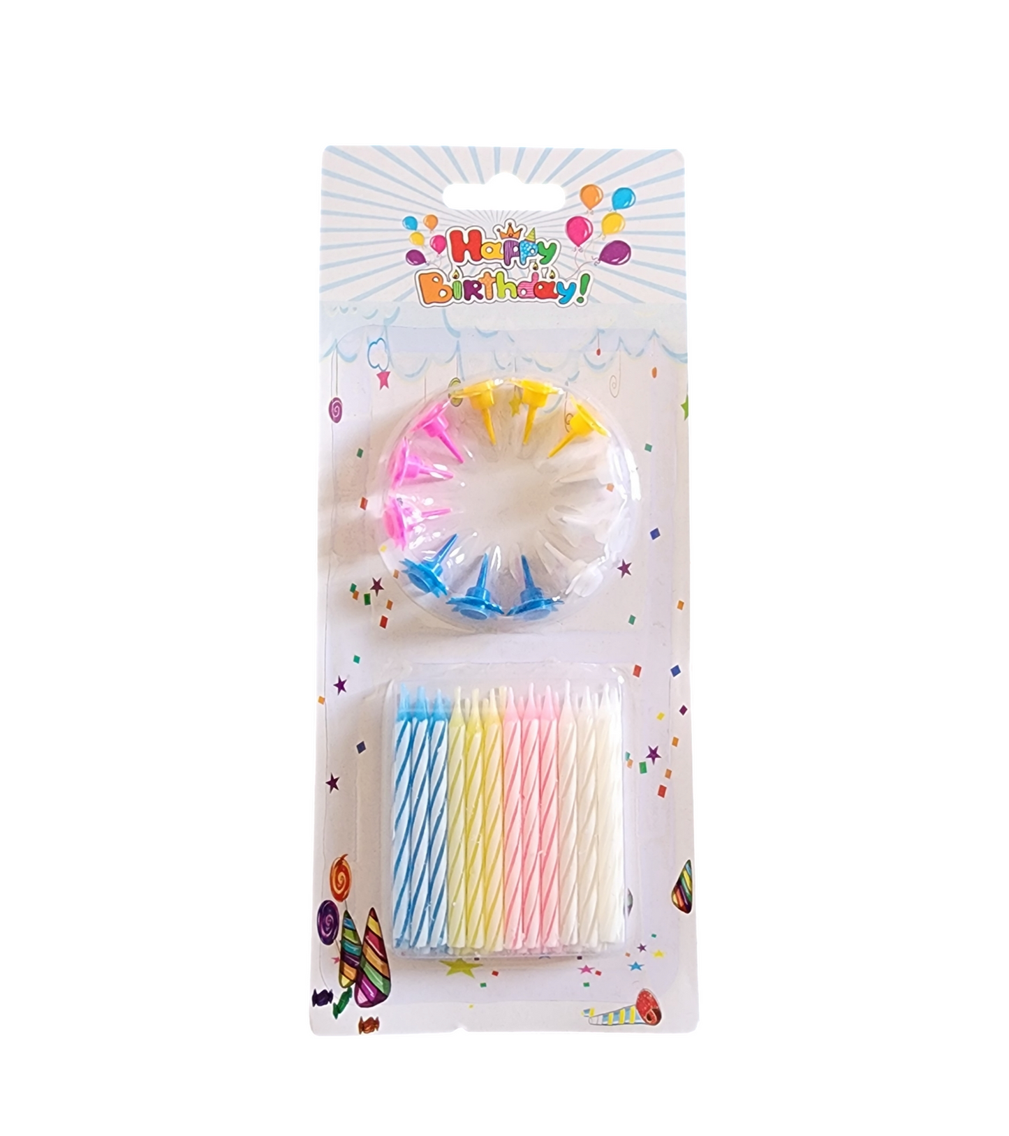 Multicolour Candles Pack