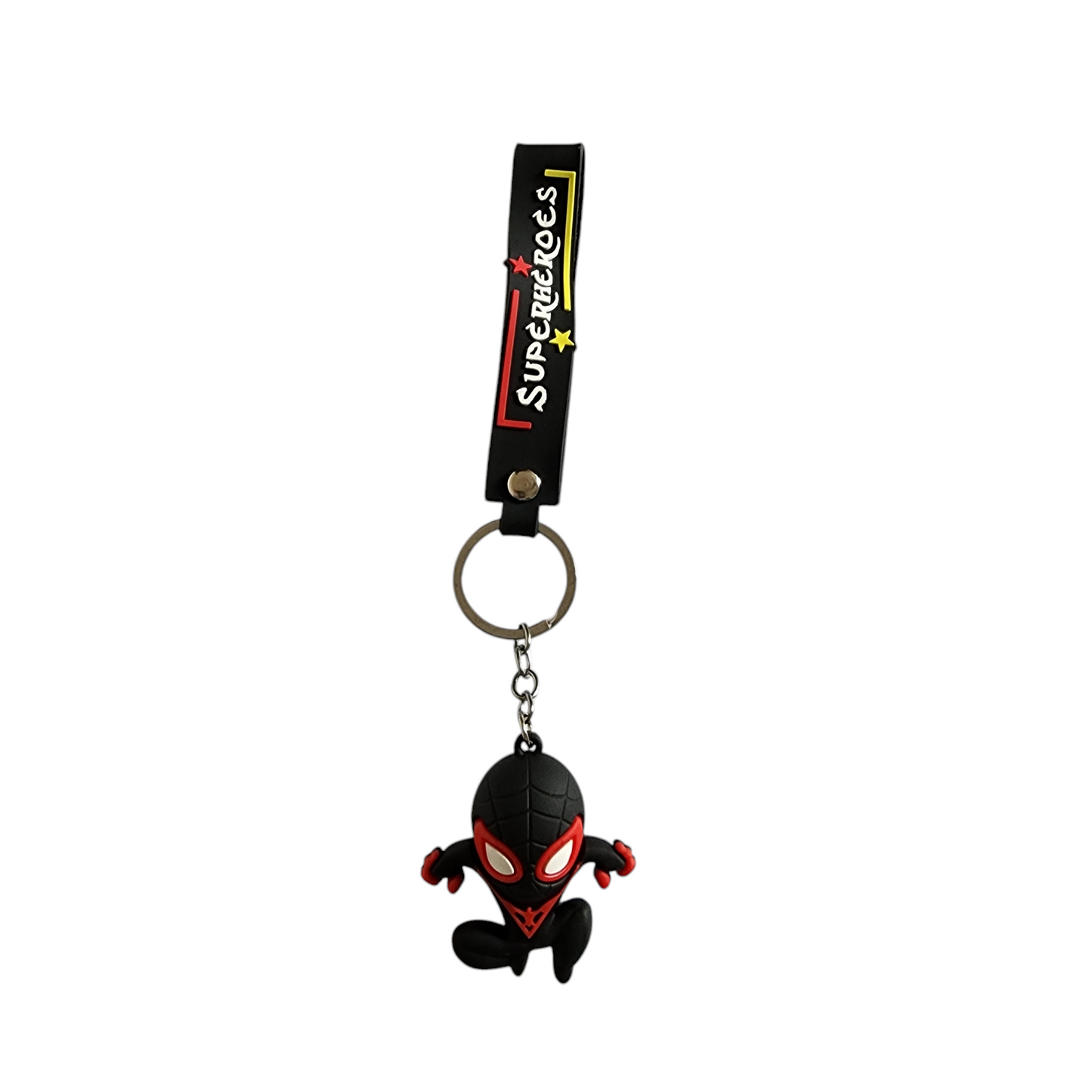 Spiderman Black Keychain