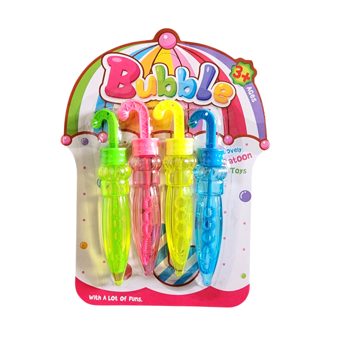 4 Umbrella Small Bubbles Pack