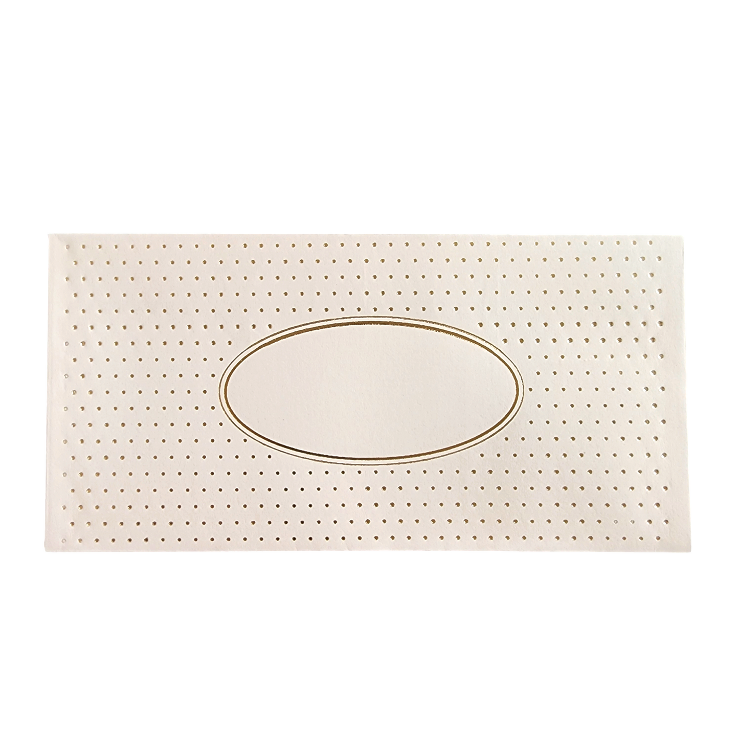 White Dotted Empty Text Box Peel & seal Cash Envelope