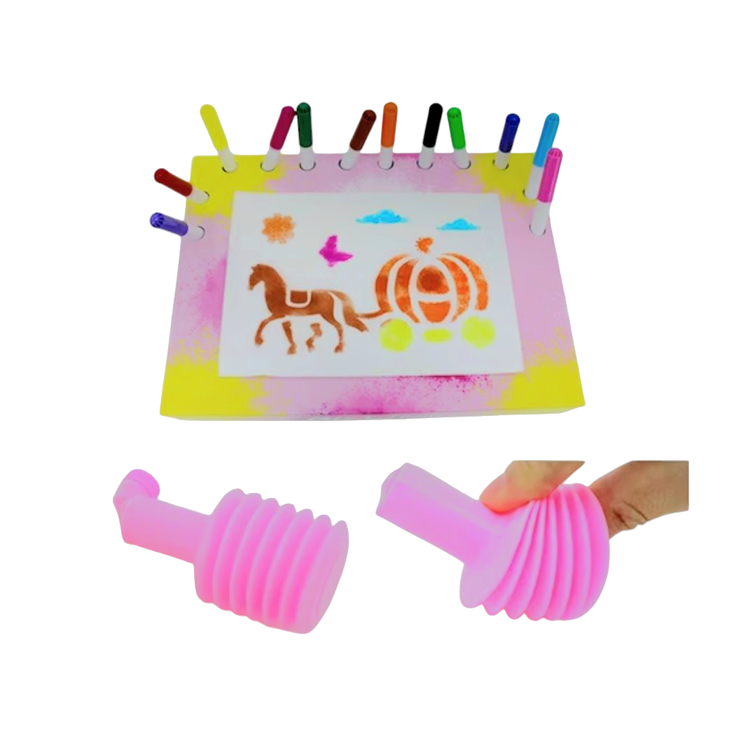 Blow Pens Stencil Game