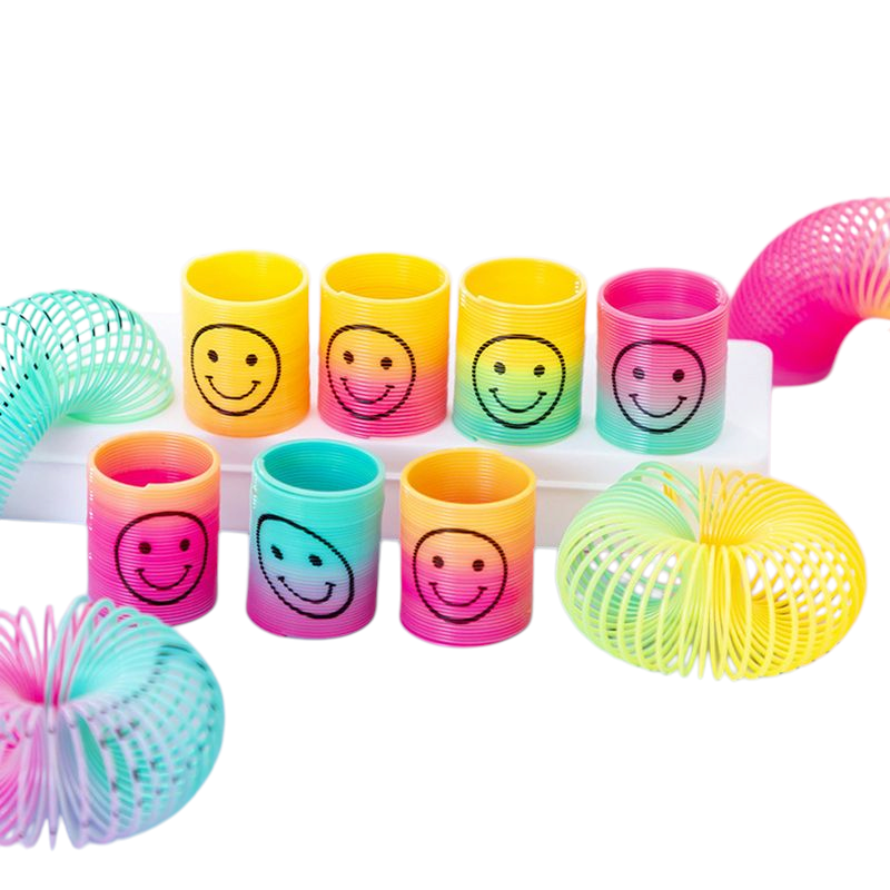 Mini Rainbow Magic Elastic Ring Spring Toy