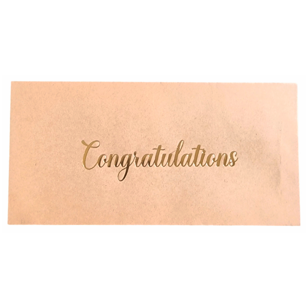 Congratulations Peel & Seal Cash Envelope