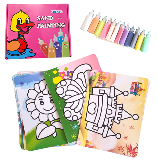 Sand Painting Kit for Girls 12 Sheets