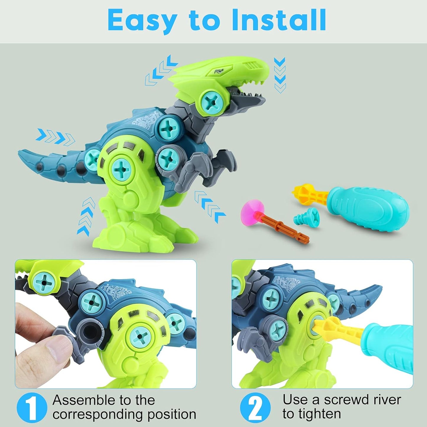 Small Dinosaur Michano DIY Assembly