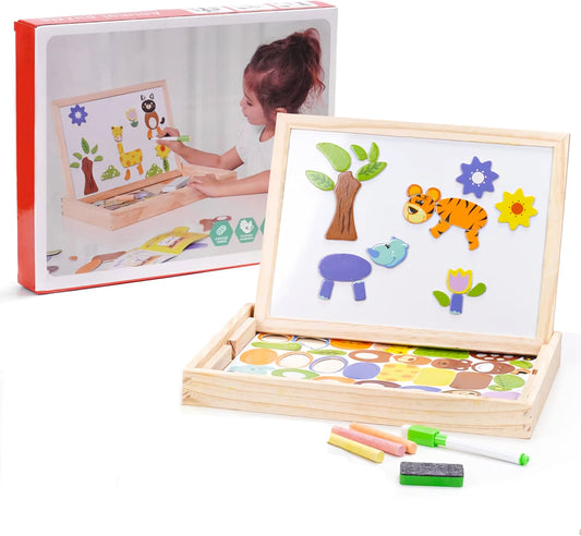 Animal White and Black Board Magnetic Game
