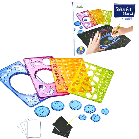 Spiral Design Art Stencil Set