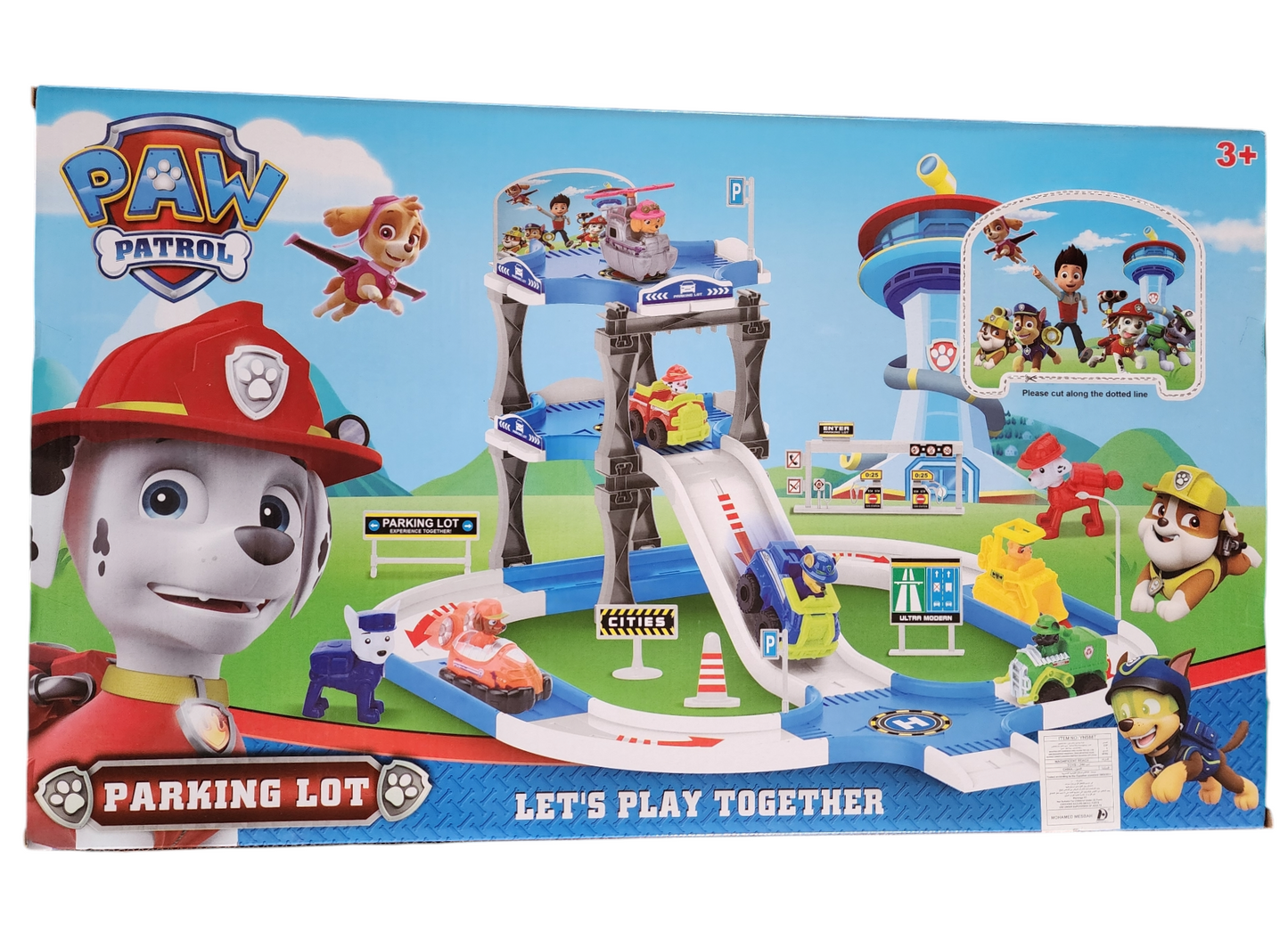 Paw Patrol Parking Lot Toy