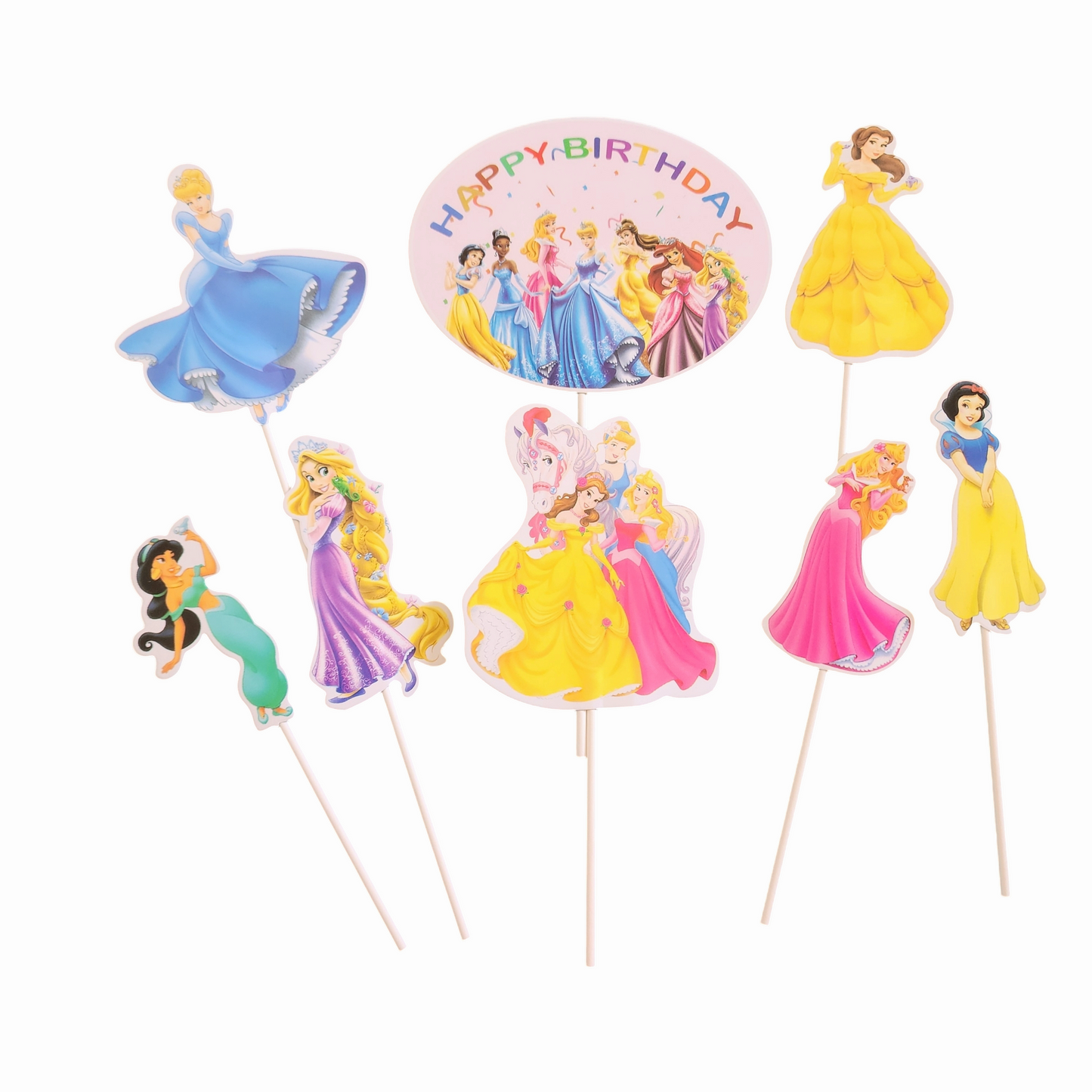 Princesses (B) Cake Topper