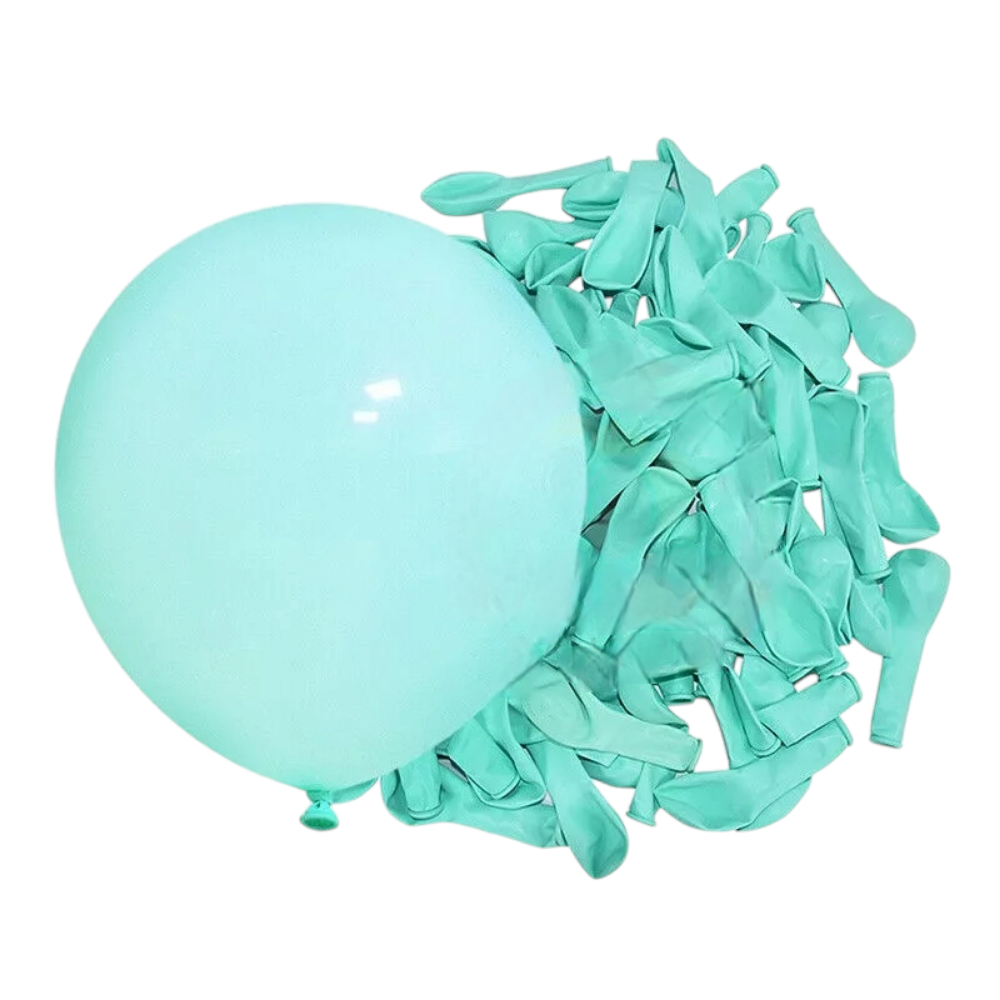 Mint Latex Balloons (20 Pcs)