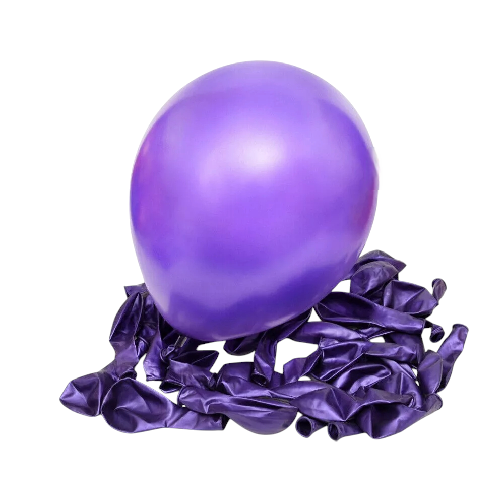 Purple Latex Balloons (20 Pcs)