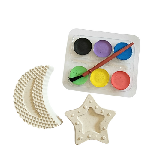 Ramadan Gypsum Colouring Kit Crescent & Star