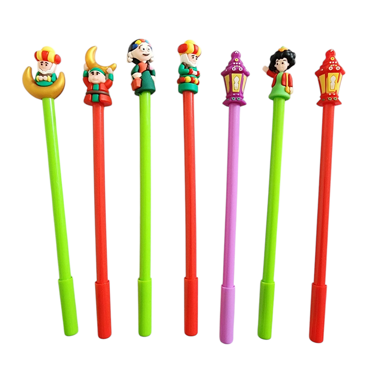 Ramadan Characters Pens (Pack of 5 Assorted)