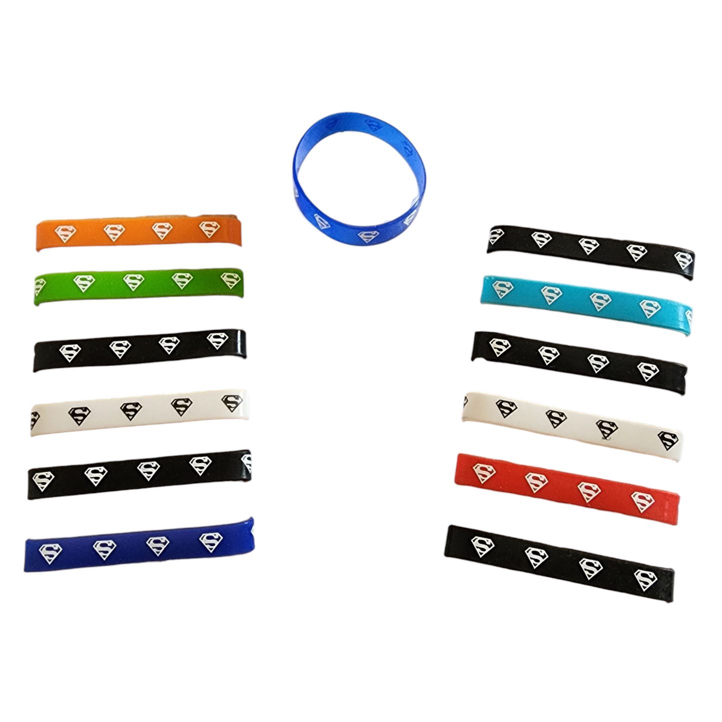 Superman Rubber Bracelet for Boys (Pack of 6)