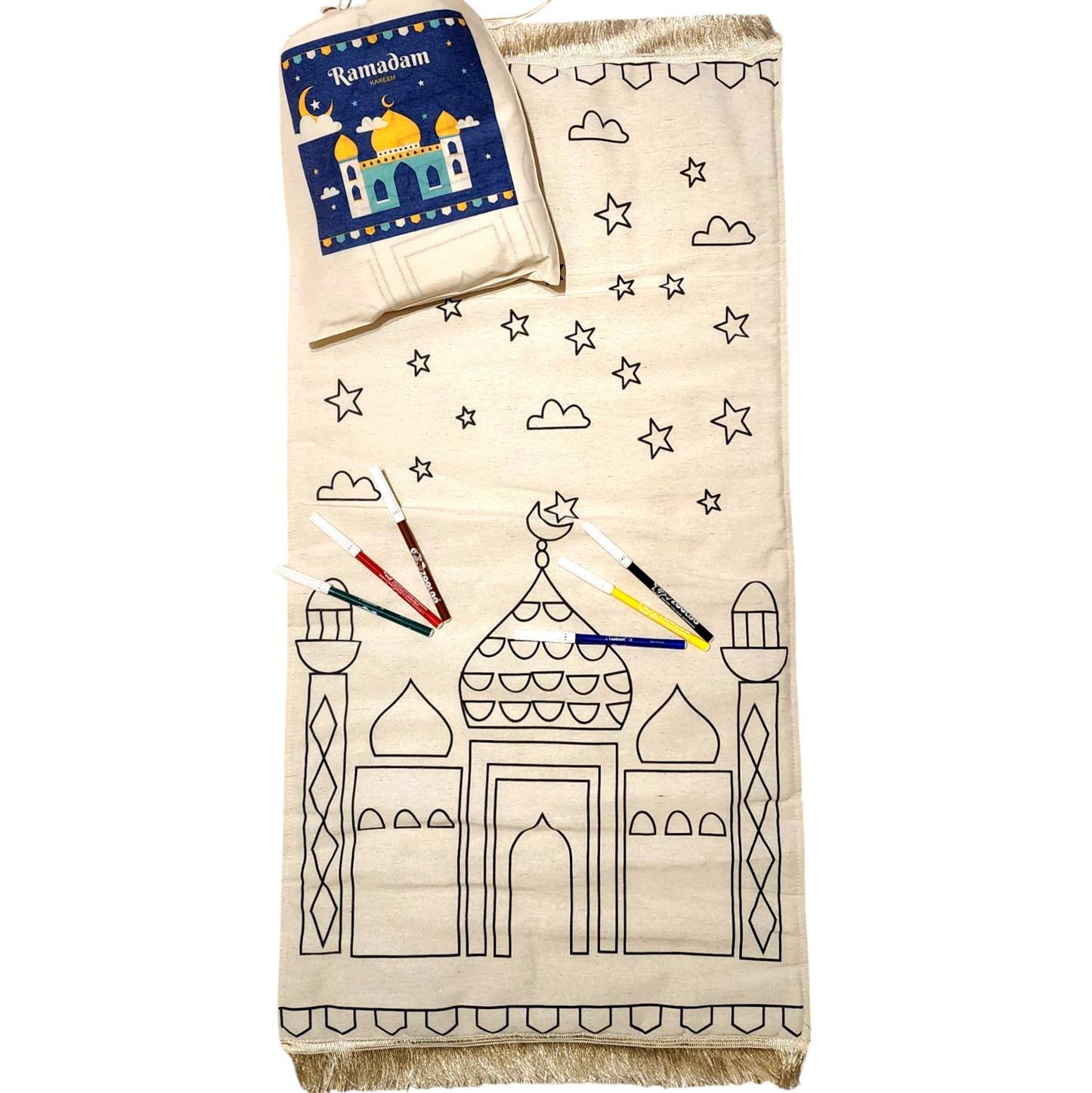 Ramadan Colouring Praying Mat For Kids