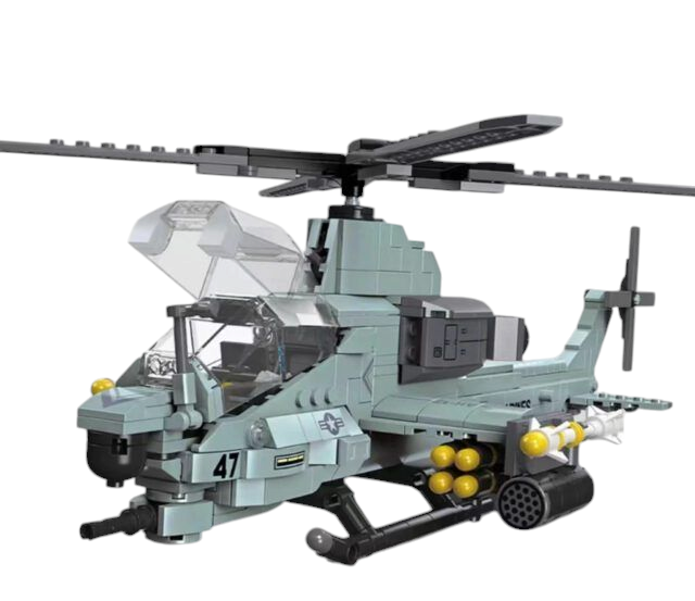 Viper Helicopter 597 PCS Building Blocks