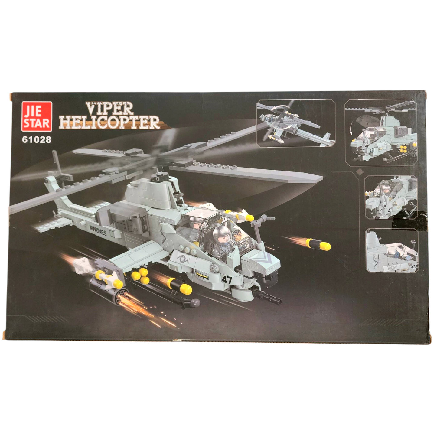 Viper Helicopter 597 PCS Building Blocks