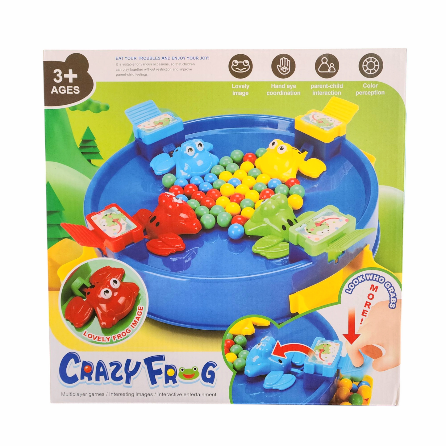 Crazy Hungry Frog Kids Board Game