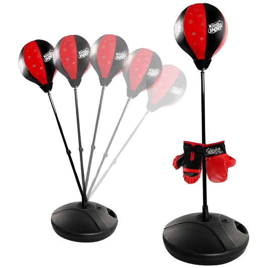 Kids Boxing Punching Ball Set With Gloves