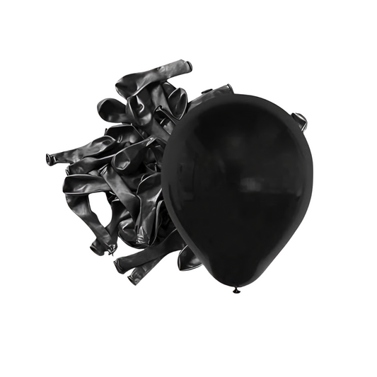 Black Latex Balloons (20 Pcs)